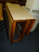 Formica Topped Drop Leaf Kitchen Table