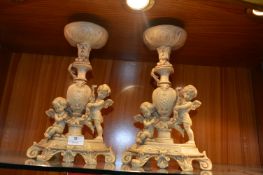 Pair of Resin Ornaments 