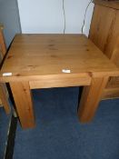 Pine Square Legged Coffee Table