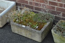 Limestone Garden Plant Trough