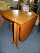 Teak Drop Leaf Dining Table