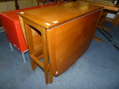 Teak Drop Leaf Gate Leg Dining Table
