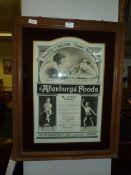 Oak Framed Advertising Print 