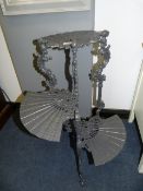 Cast Metal Three Teir Plant Stand