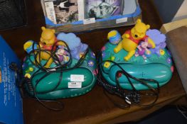 Two Novelty Telephone Winnie the Pooh