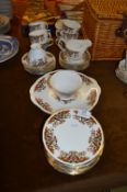 Colclough Bone China Floral Pattern Tea Set