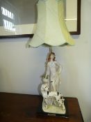 Italian Pottery Table Lamp 
