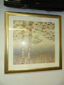 Large Gilt Framed Print 