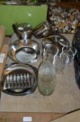 Stainless Steel Teaware, Dinnerware and Glassware