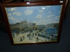 Large Framed Coloured Print 