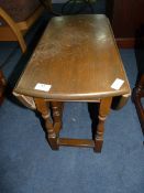 Small Oak Drop Leaf Table with Gate Legs