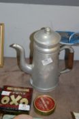 1950's French Aluminium Coffee Pot