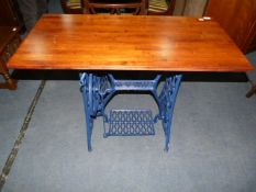 Singer Treadle Sewing Machine Base Table