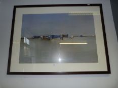 Large Framed Coloured Print 