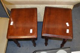 Pair of Mahogany Side Tables