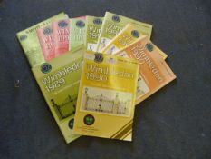 Collection of Wimbledon Souvenir Programmes circa 1990