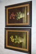 Pair of Framed Still Life Prints