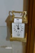 Brass Cased Carriage Clock