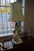 Italian Pottery Table Lamp 