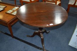 Victorian Mahogany Circular Tip Table