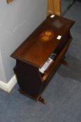 Mahogany Inlaid Magazine Table