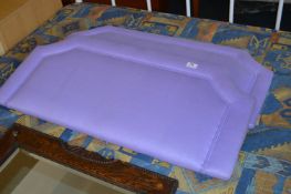 Two Purple Single Bed Headboards