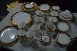Dutch Bone China Gilt Decorated Tea & Dinner Ware