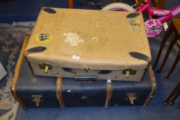 Vintage Suitcase and a Travel Trunk