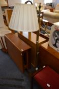 Brass Standard Lamp and Shade