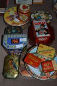 Collection of Vintage Tins