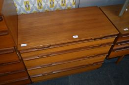 Avalon Teak Four Height Chest of Drawers