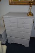Grey Painted Ducal Furniture Five Height Chest of Drawers