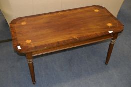 Mahogany Inlaid Coffee Table