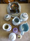 Pottery Ginger Jars, Vases, Meat Plates, etc.