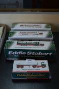 Four Eddie Stobart Diecast Lorries