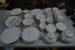 Duchess Bone China, Ascot Gilt Decorated Dinner & Tea Service
