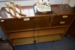 1950's Side Cabinet with Sliding Glass Doors