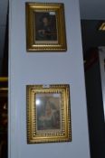 Two Victorian Gilt Framed Prints 