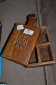 Teak Spice Box