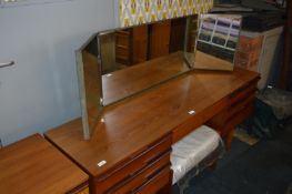 Avalon Teak Dressing Table with Stool