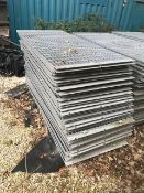 *Pallet Containing 40 Pieces 1mx2m of Galvanised Mezzanine Flooring Panel