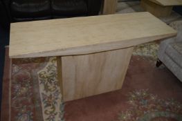 Marble Effect Hall Table 53x18