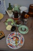 Posy Vases, Jugs, Plant Pots, Decorative Plate, etc.