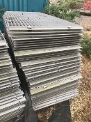 *Pallet Containing 46 Pieces 1mx2m of Galvanised Mezzanine Flooring Panel