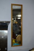 Gilt Framed Rectangular Wall Mirror
