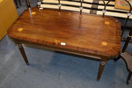 Mahogany Inlaid Coffee Table
