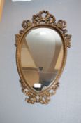 Decorative Oval Framed Wall Mirror