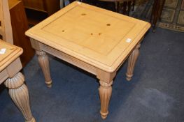 Bleached Yew Wood Side Table (to match lot 510)
