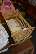 Dolls Rocking Crib