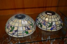 Pair of Tiffany Style Light Shades
